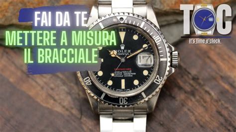 video come si smonta un rolex|Come regolare alla giusta misura il BRACCIALE di un orologio .